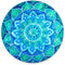 SSOIU Custom Gaming Mouse Pad, Anti Slip Mandala Mouse Mat for Desktops, PC, Laptops, Round Mouse Pad for Office and
