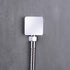 Nicmondo Brass Wall Supply Elbow G 1/2 Shower Hose Connector, Chrome Drop Ell Wall-mounted Union Water Outlet