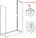 Chia 5-Shelf 8 Whalen Post Insert for Costco, Plastic, SAMS Club, Heavy Duty Steel Shelving Unit, Corner Connectors