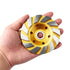 2 Pieces 4 Inch Concrete Stone Ceramic Turbo Diamond Grinding Cup Wheel, Heavy Duty Angle Grinder Wheels (Yellow)