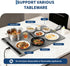 3rd 24" x15" 6 1-3H Garvee Gen Upgraded Food Warming Mat, AB Dual Zone Independent Heating, Electric Warming Tray