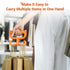 100lbs 4 Pack, Grocery Bag Holder Carrier Handle for Plastic Bags Shopping Bags, Each Holds Multi Purpose Heavy Duty
