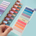 ELII 600 Pcs Page Markers Sticky Index Tabs,Transparent Sticky Notes,Morandi Book Page Tabs, Writable and Repositionable Flag Tabs Stickers
