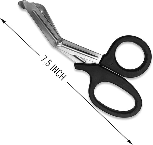 6 SURGICAL ONLINE Pc EMT Trauma Shears - Multi-Color, Heavy Duty, Non-Stick Stainless Steel Blades, Ideal for EMS