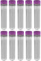 EISCO 10PK Baby Soda Bottles with Caps, 25mL - PET Plastic Test