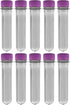 EISCO 10PK Baby Soda Bottles with Caps, 25mL - PET Plastic Test