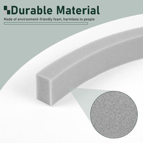 Window AC Foam Weather Stripping, Non-Adhesive Seal Strip for Air Conditioner, 2 inch x 1 inch x 6.5 feet