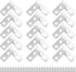 Runseaway 15Pcs 1.5"x1.5" L Shape Flat Corner Bracket, Stainless Steel Angle Plate, Heavy