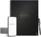 Rocketbook Core Reusable Spiral Notebook, Letter Size 8.5x11, Black, Lined Pages, App-Connected, Erasable, Durable Cover
