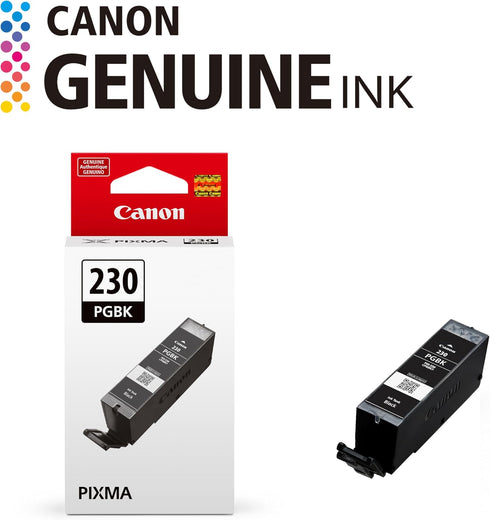 Canon PGI-230 TS8820 Genuine Pigmant Black Ink Tank, Compatible with PIXMA Printers
