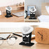 FINTIE Plush Lined Eyeglasses Holder, Glasses Stand Case, Anti-scratch Glasses Storage Organizer for Desk, Nightstand