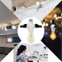 Light Socket Adapter, E26 to 3-Prong Outlet Adapter and Light Bulb Socket, 1 Pack, White