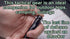 UZI Tactical Bolt Action Pen, Ultra Durable Aircraft Aluminum Ballpoint Writing Tactical Pen in Gun Metal