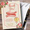 The Card Zoo Floral Pink Gold Hot Air Balloon Party Thank You Cards