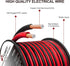Tyumen 40FT 18 2pin 2 12V/24V 18AWG Gauge Color Red Black Cable Hookup Electrical Wire LED Strips Extension Cord DC