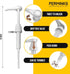 5 Gallon Pump Dispenser for Bucket, Jug, Large Container - Great for Shampoo, Detergent, Oil (1 Pack)