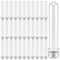 50 PCS Clear Plastic Test Tubes, 40ml with Screw Caps for Science Party, Gumball Candy, Bath Salts, 0.98 x 5.5 inch