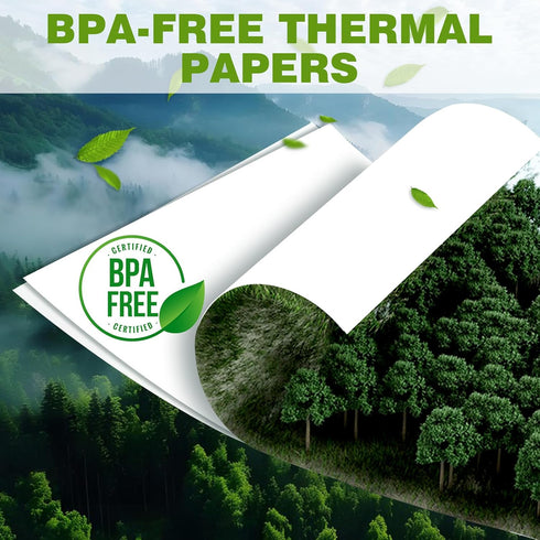 TUXIYA 500 8.5 11 Inch,BPA Sheets Thermal Printer Paper x free Advanced Thermal Printing, US Letter Size Thermal Paper