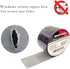 Windows Screen Repair Kit Tapes, Black 2 inches X 80 inches, Adhesive Waterproof Fiberglass Mesh Patch for Fixing
