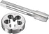 uxcell M14 x 1mm Metric Tap and Die Set, Machine Thread Screw Tap & Die Kit for Nut Screw Bolt Repair