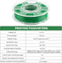 3D Printer SMP Filament (4D filament) 1.75mm 250g, Green Shape Memory Polymer Material for Bambu Lab & Creality Printers