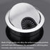 4 Pack 2 Inch Metal Desk Grommet, Brushed Silver Wire Organizer