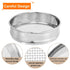 PATIKIL 20 Mesh Lab Sieve, 8" Diameter Test Sieve for Industrial Laboratory, 304 Stainless Steel Wire Cloth