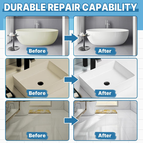 35oz,Water 50-55sq.ft (35OZ, Oz, 35) Tub and Tile Refinishing Kit Based&Low Odor Bathtub Paint White,Bathroom Tile