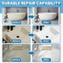 35oz,Water 50-55sq.ft (35OZ, Oz, 35) Tub and Tile Refinishing Kit Based&Low Odor Bathtub Paint White,Bathroom Tile