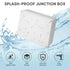 TICONN Electrical Junction Box, IP65 Splash-proof ABS Plastic Project Box Electrical Enclosure, 7.9" 3.9" 2.8"