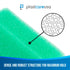 50 Pack PlastCare USA Endodontic Triangle Sponge Holders - Green