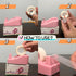 SHOIKOM Stylish Desktop Tape Dispenser, Cute Office Tape Dispenser with Non-Skid Base, Macaron Purple