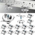 MorningRo 12 Pcs Spring Steel T Bar Ceiling Clips, Drop Ceiling T Bar