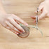 CANOPUS 1/2 in x 6 ft Hook and Loop Reclosable Fastener, Clear Lock Tape for Hanging Pictures, Crafts, Made in USA