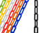 US Weight 2" x 10' Black Plastic Safety Chain, SunShield UV Resistant Technology, Made in USA