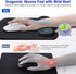 Gimars Large Smooth Superfine Fibre Memory Foam Ergonomic Mouse Pad Wrist Rest Support Mousepad with Nonslip Base