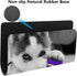 Siberian Husky Pup Playing with Purple Blue Ball Cute Large Mouse Pad Custom