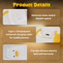 3 Dimmable UNEEDE Lying Flat Duck Lamp, Level Rechargeable Silicone Night Light, Benson Duck Cute Squishy Touch Sensor