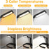 2000mAh 10-80Hrs Neck Reading Light Book Lovers Gifts, Rechargeable Eye-friendly Wide Lamp Book Light, Birthday Mothers