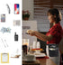 1PC 9.84x7.32Inch Pack Server Apron, Restaurant Waitress Accessories Bag Adjustable Belt Utility Waist Multi