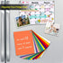 Magnetic Push Pins for Refrigerator, 16pcs Brushed Nickel for Office, Whiteboard, Map Magnets