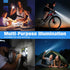 3 (2 Pack) Tactical Flashlights Torch High Lumens Rechargeable, Modes Led Waterproof Zoomable Linternas Handheld Small