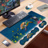 Ergonomic Keyboard Wrist Rest and Mouse Pad Wrist Rest Set, Large XXL Gaming Mousepad 31.5"x11.8", Sea Turtle