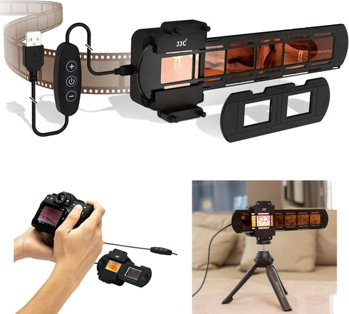 Kiorafoto JJC 35mm Negative Film Scanning Copying LED Light Set Includes Slides Holder,