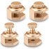 4 Pack Stair/Square Gauge Set for Framing Square, Stair Stringer Layout Tool