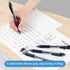 M&G Gel Pens, 0.5mm Black Medium Point, 30 PCS Retractable Gel Ink Rollerball Pens with Comfort Grip