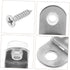Angoily Stainless Steel Corner Brackets for Shelves Heavy Duty Brackets for Glass and Support of Durable Angle Braces