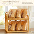 Foranda 100 Pack 7x311.5 Inches Dozen Small Paper Bread Bags for Homemade Sourdough Bread, Resealable Tin Tie Tab