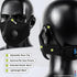6 (Modern1) BASE CAMP M Plus Dust Mask, Breathable Reusable Face Mask with Activated Carbon Filters for Woodworking