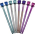Maydahui 24PCS Crystal Rose Gel Pen Set, Colorful Gem Flower Pens with Black Ink for Girls Party School Supplies